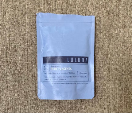 LULUNA PURE PLACENTAのクチコミ「PURE PLACENTA (ピュア プラセンタ)。
美容のためにプラセンタなどをとっている.....」(1枚目)