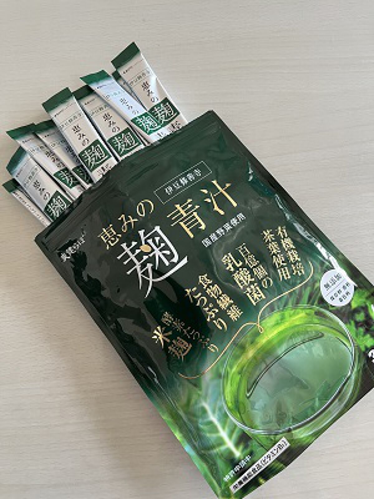 恵みの麹青汁/爽健らぼ/青汁を使ったクチコミ（2枚目）