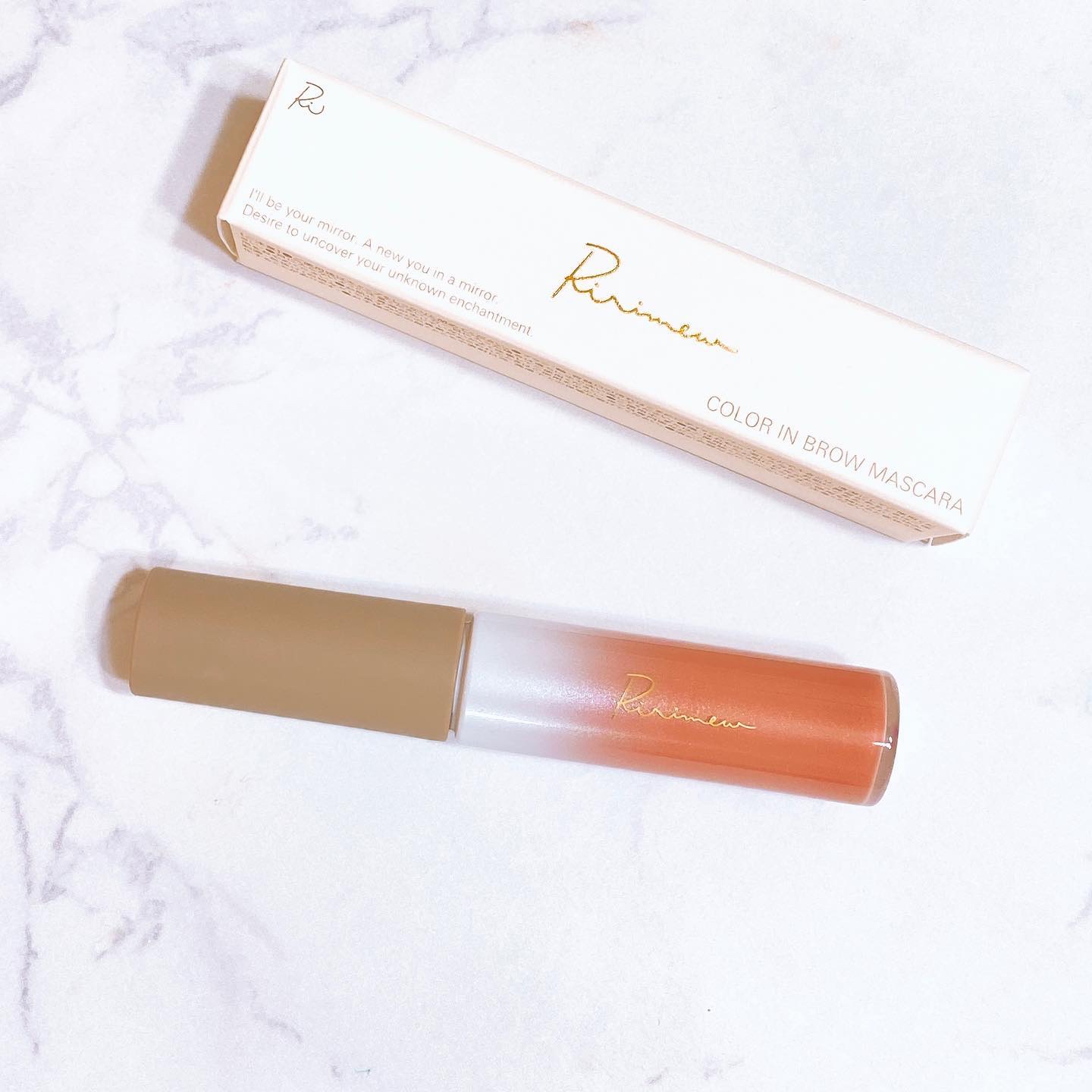カラーインブロウマスカラ/Ririmew/眉マスカラを使ったクチコミ（1枚目）