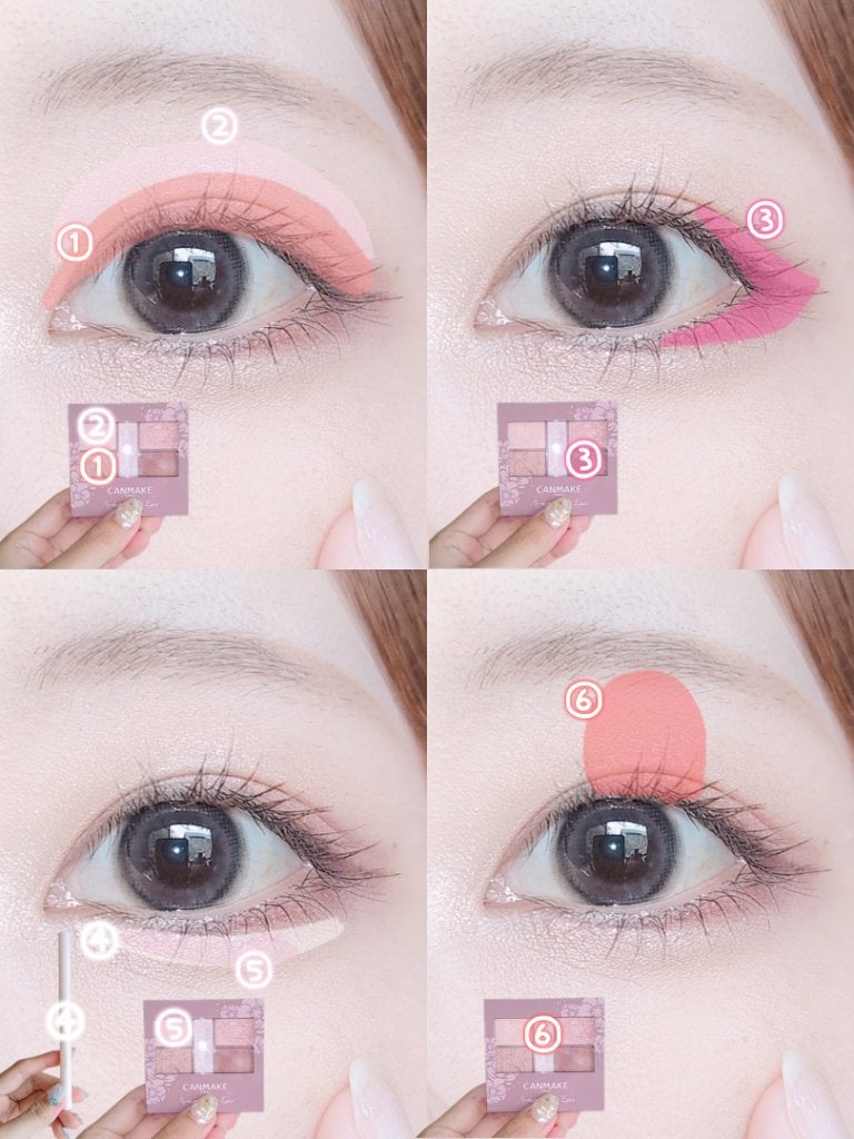 パーフェクトスタイリストアイズ/キャンメイク/アイシャドウパレットを使ったクチコミ(2枚目)