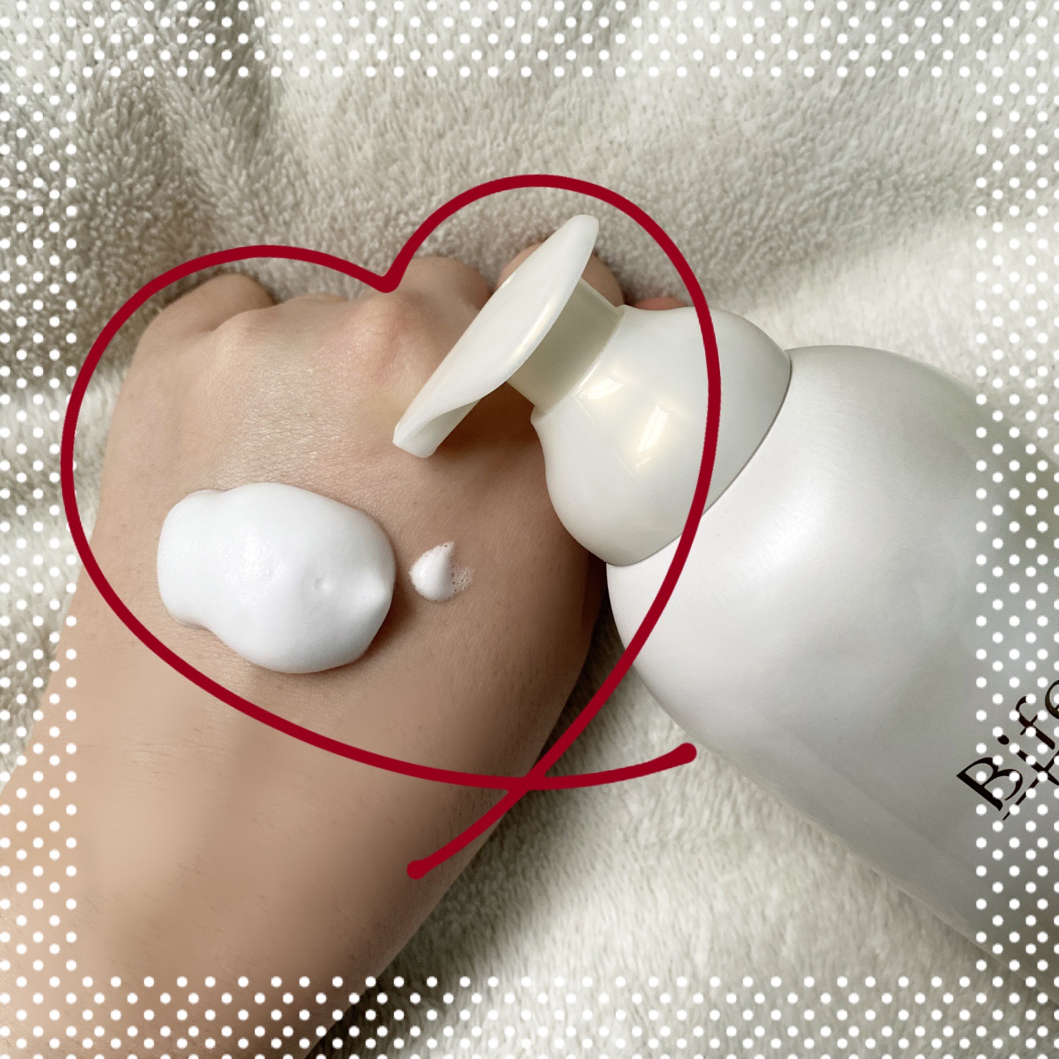 もっちりミルク泡クレンジング/ビフェスタ/クレンジングを使ったクチコミ（2枚目）