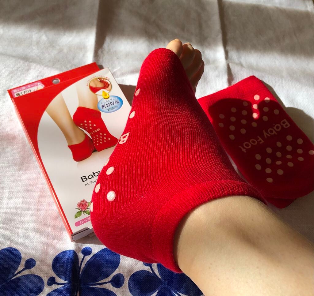 ベビーフット 保湿密封ソックス/ベビーフット/レッグ・フットケアを使ったクチコミ(4枚目)