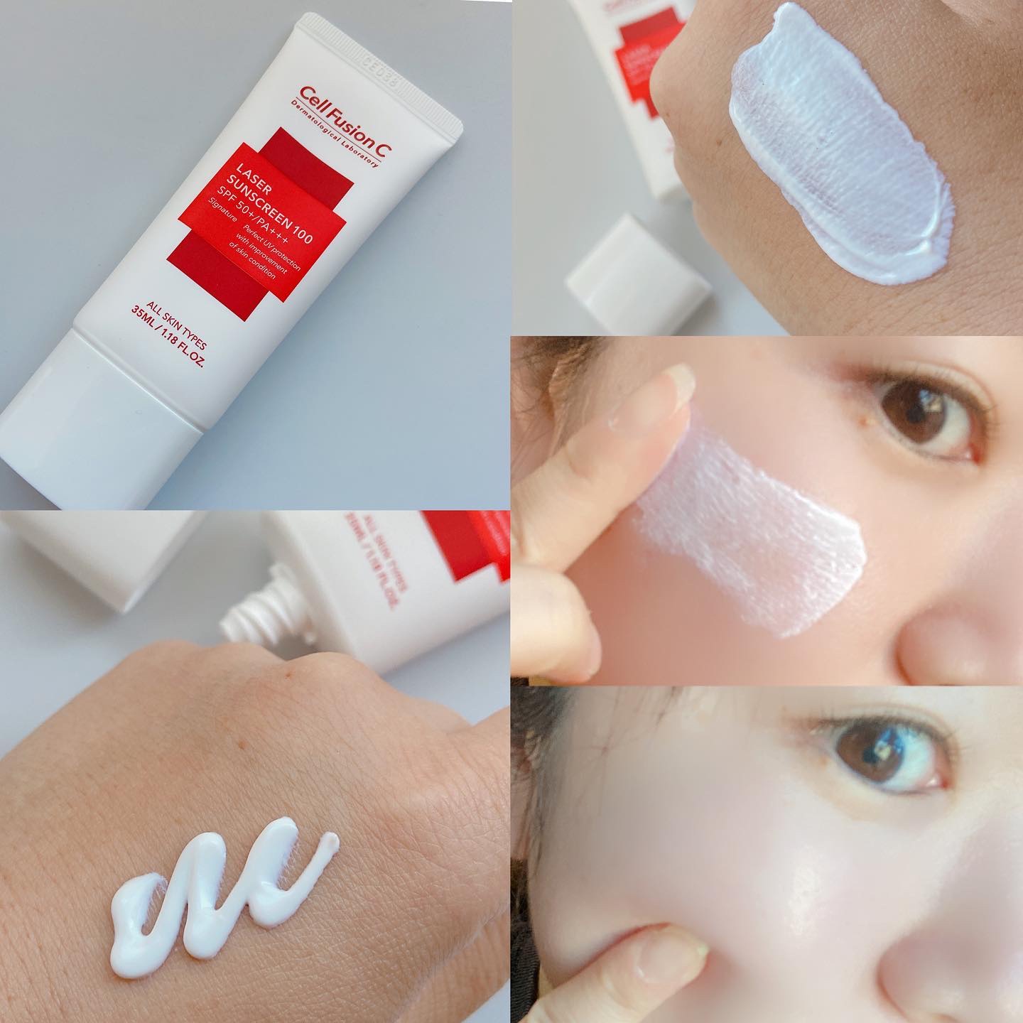 レーザーサンスクリーン 100/Cell Fusion C(セルフュージョンシー)/日焼け止めクリームを使ったクチコミ（2枚目）