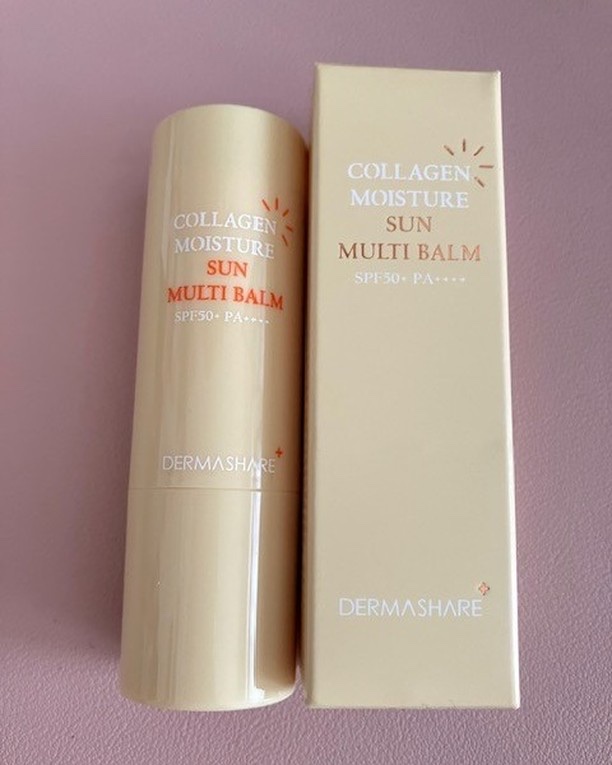 コラーゲンモイスチャーSUNマルチバーム/DERMASHARE/日焼け止めスティックを使ったクチコミ（1枚目）