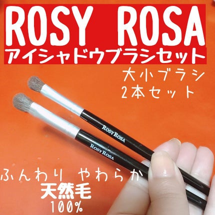 アイシャドウブラシセット/ロージーローザ/メイクブラシを使ったクチコミ(1枚目)