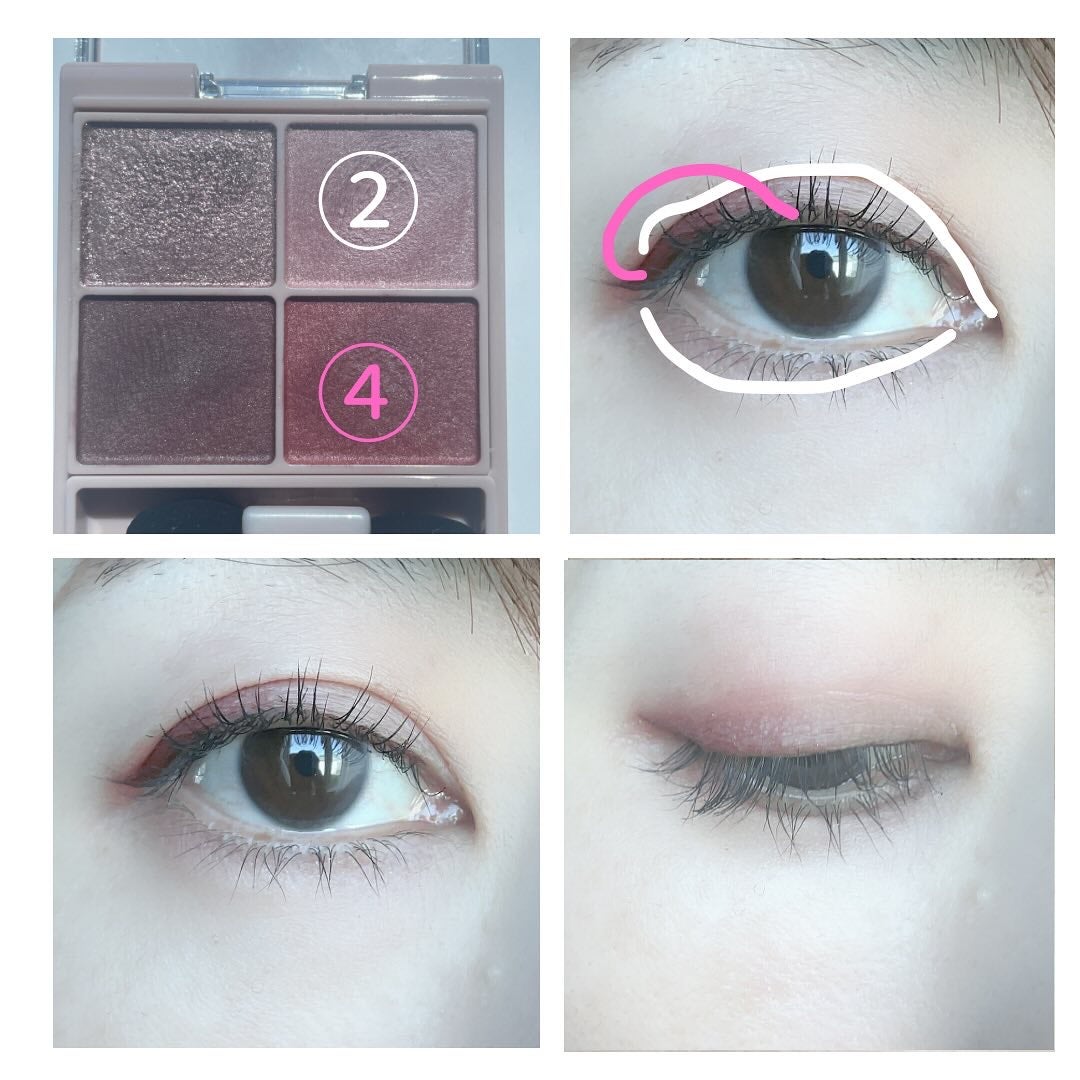 シルキースフレアイズ(マットタイプ)/キャンメイク/アイシャドウパレットを使ったクチコミ(5枚目)