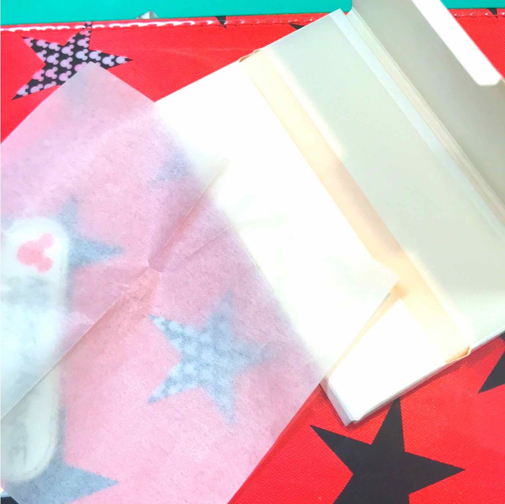 シルクタッチあぶらとり紙/DAISO/あぶらとり紙を使ったクチコミ（3枚目）