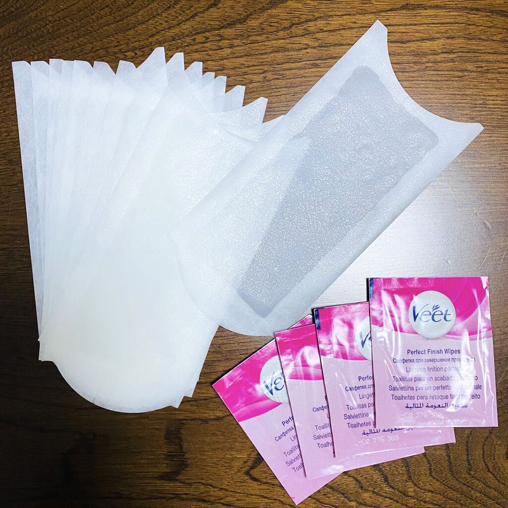 脱毛ワックスシート 敏感肌用/Veet/除毛クリームを使ったクチコミ（2枚目）