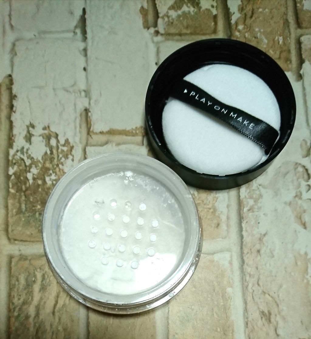 フェイスフィックスパウダー/play on make/ルースパウダーを使ったクチコミ(3枚目)