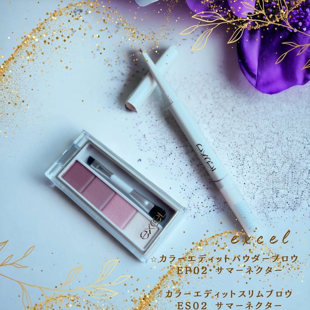 カラーエディットパウダーブロウ/excel/パウダーアイブロウを使ったクチコミ(1枚目)