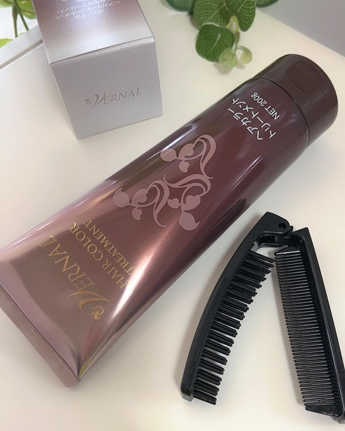 ヘアカラートリートメント/ヴァーナル/ヘアカラーを使ったクチコミ(4枚目)