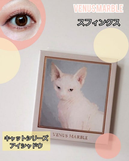 Venus Marble アイシャドウキャットシリーズ/Venus Marble/アイシャドウパレットを使ったクチコミ(1枚目)
