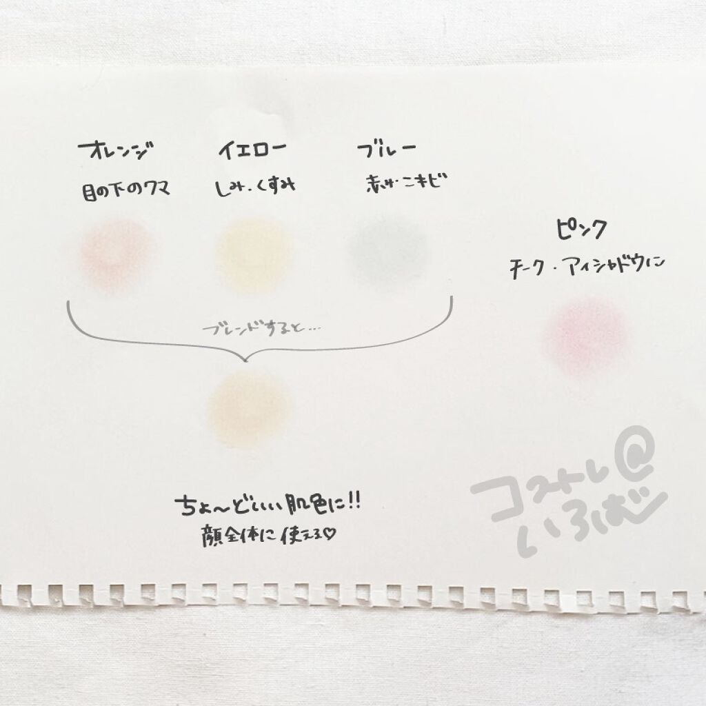 ディエム クルール カラーブレンドパウダーコンシーラー/ディエム クルール/パウダーコンシーラーを使ったクチコミ（2枚目）