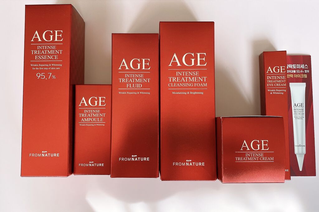 エイジインテンストリートメント スペシャルセット/FROM NATURE/スキンケアキットを使ったクチコミ（1枚目）