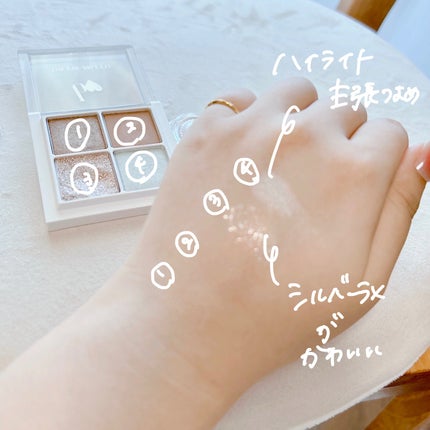 THE アイパレR/b idol/アイシャドウパレットを使ったクチコミ(4枚目)