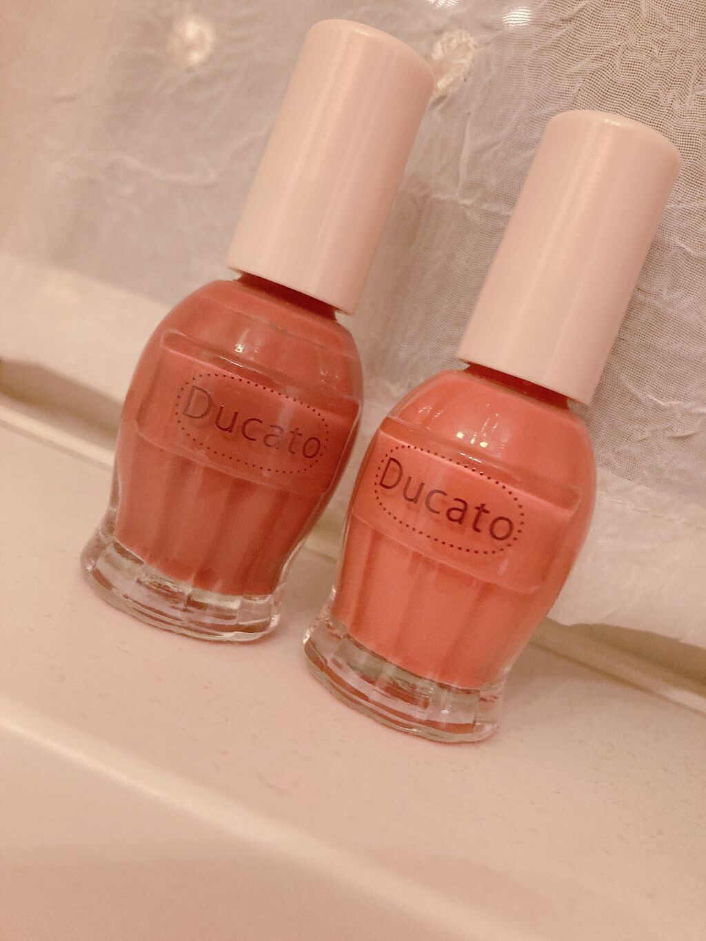 ナチュラルネイルカラーN 107 ピーチテラコッタ/デュカート/マニキュアを使ったクチコミ（1枚目）