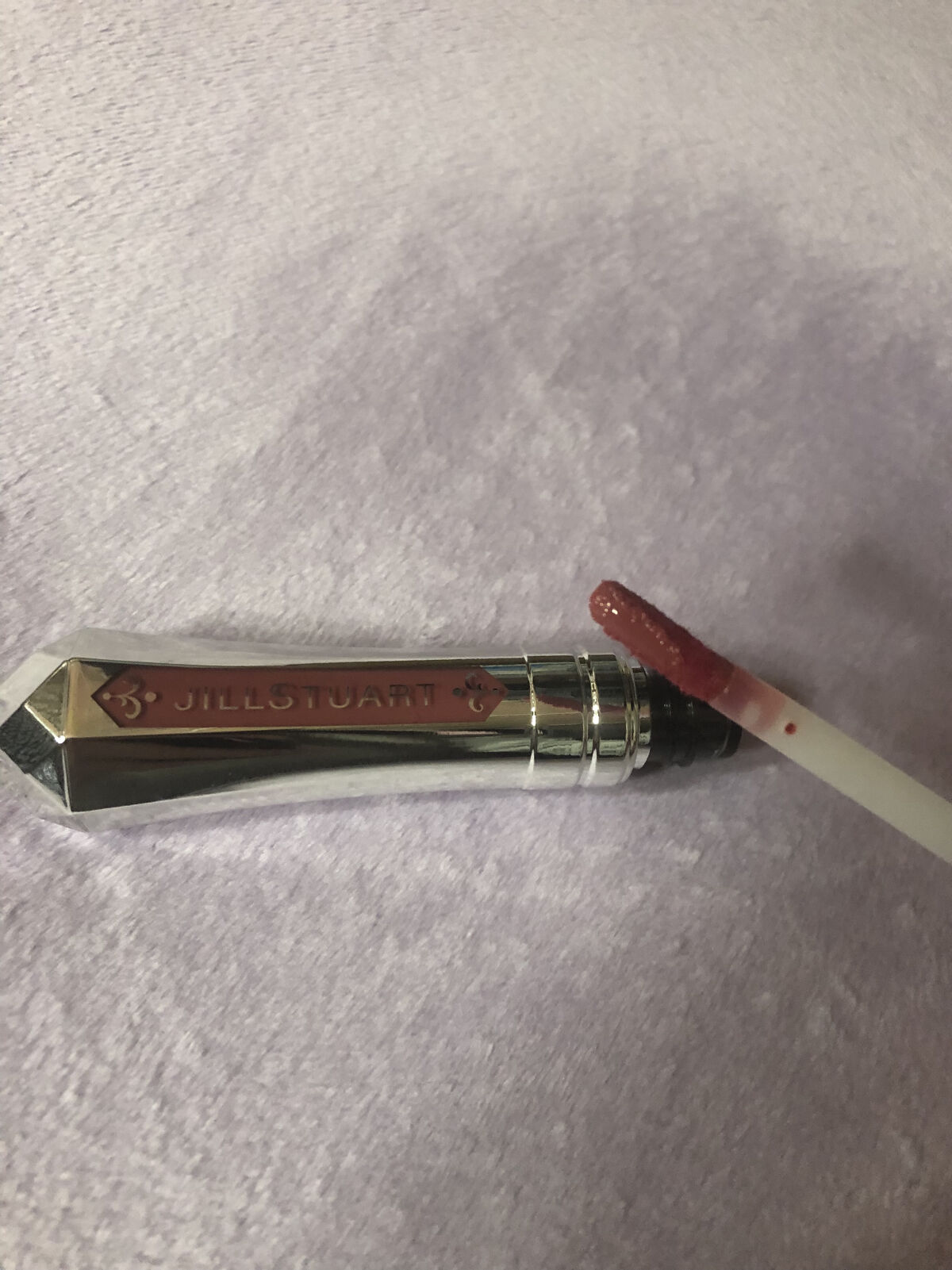 ジルスチュアート タイムレスグロウ ルージュティント 05 sunset afterglow /JILL STUART/リップティントを使ったクチコミ（1枚目）