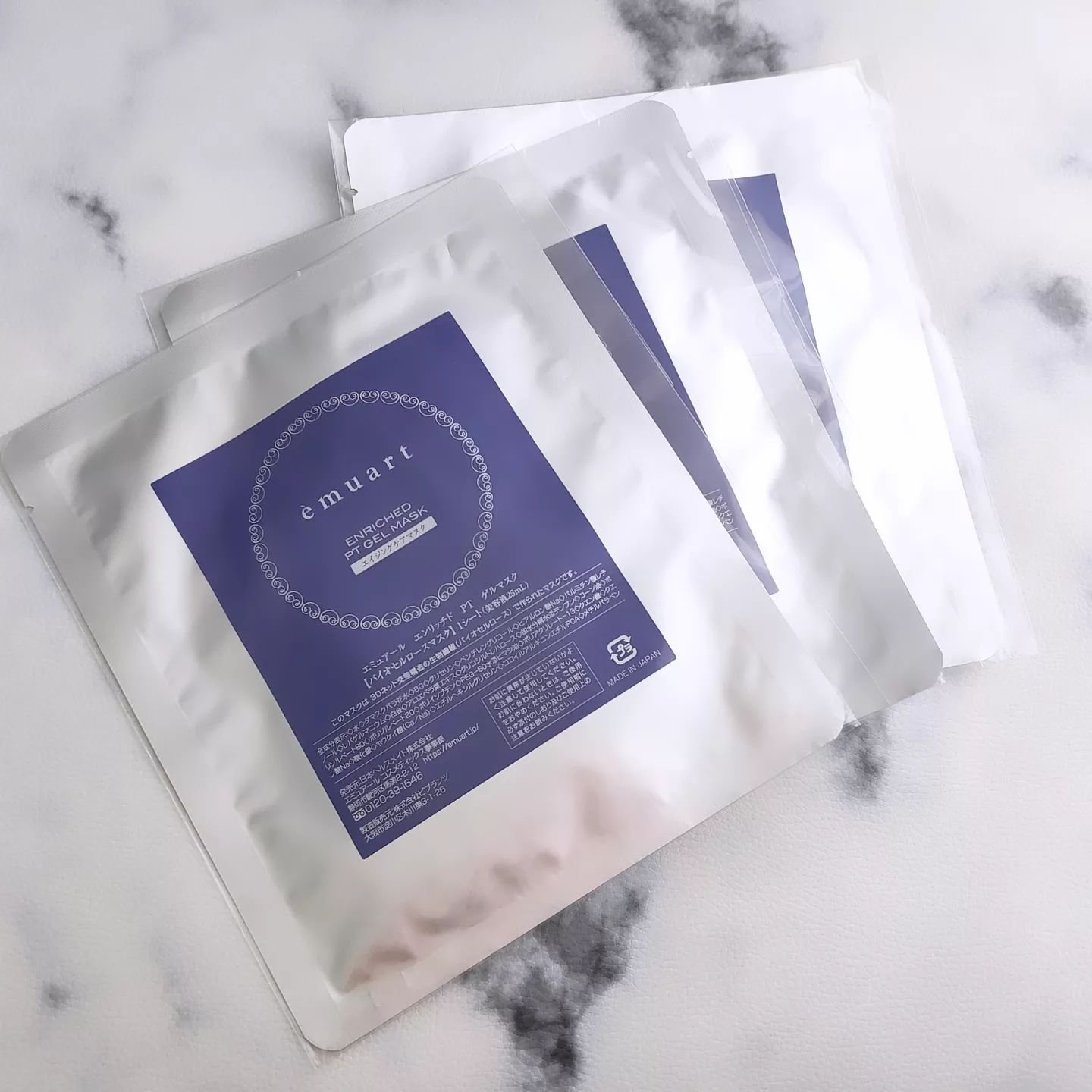 エンリッチドPTゲルマスク/emuart(エミュアール)/シートマスク・パックを使ったクチコミ（2枚目）