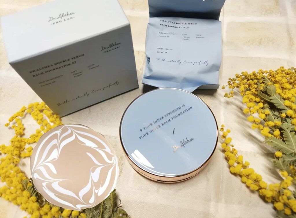 ダブル セラム バーム ファンデーション/Dr.Althea/クリーム・エマルジョンファンデーションを使ったクチコミ（1枚目）