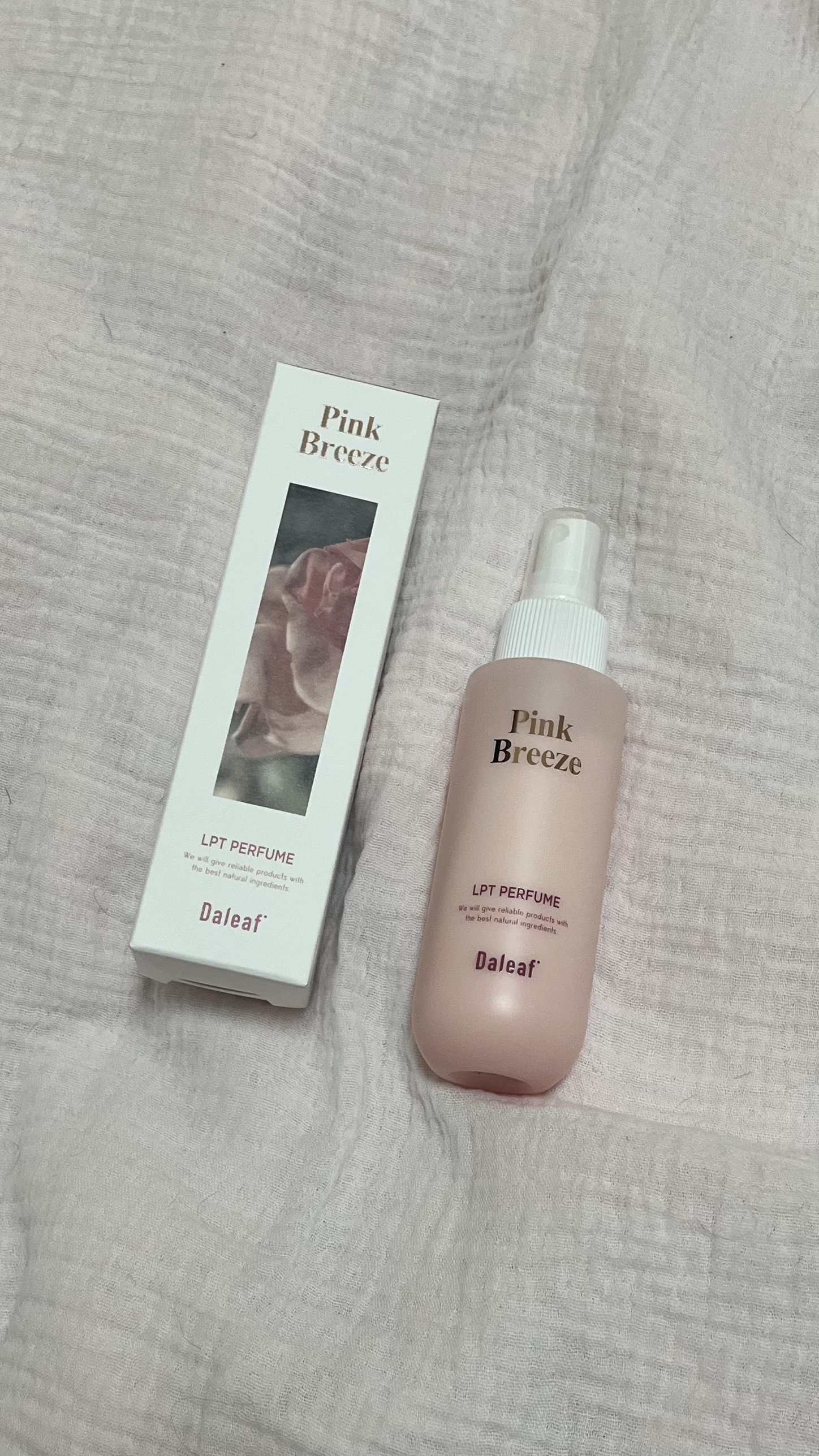 パフュームヘアパックインミスト Pink Breeze/Daleaf/アウトバストリートメントを使ったクチコミ（1枚目）