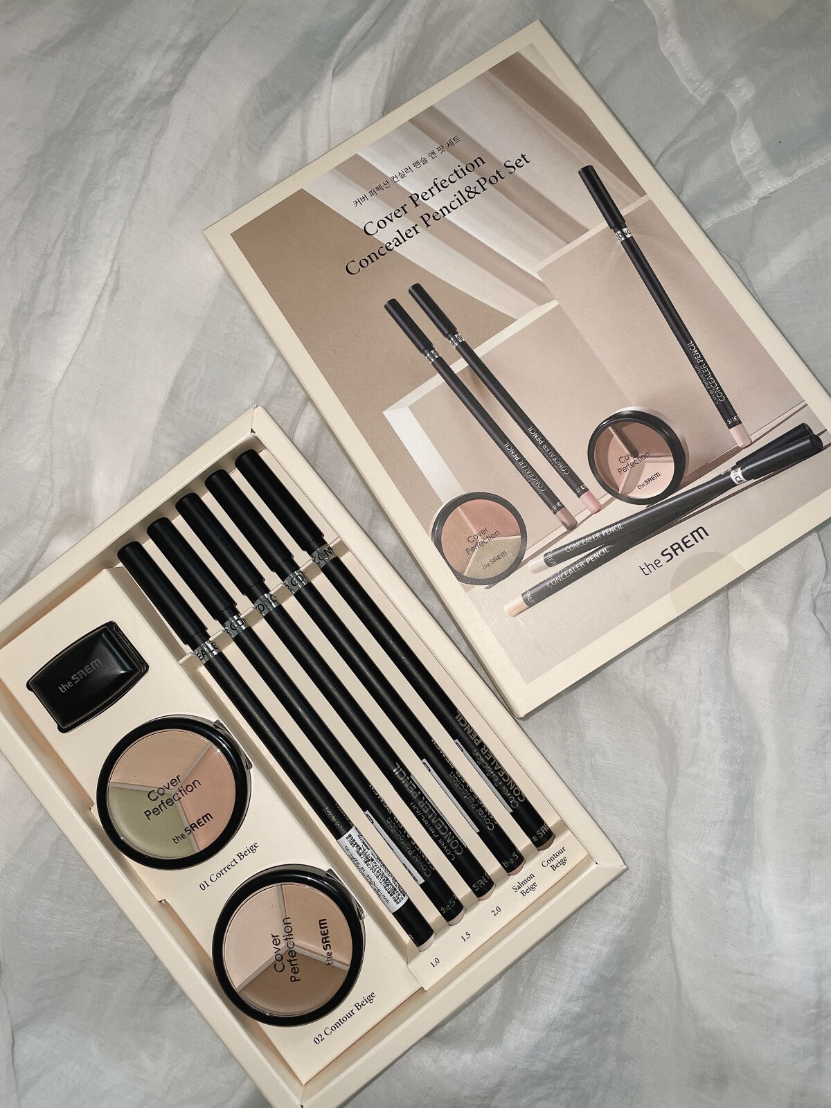 カバーパーフェクション コンシーラー ペンシル/the SAEM/ペンシルコンシーラーを使ったクチコミ（1枚目）
