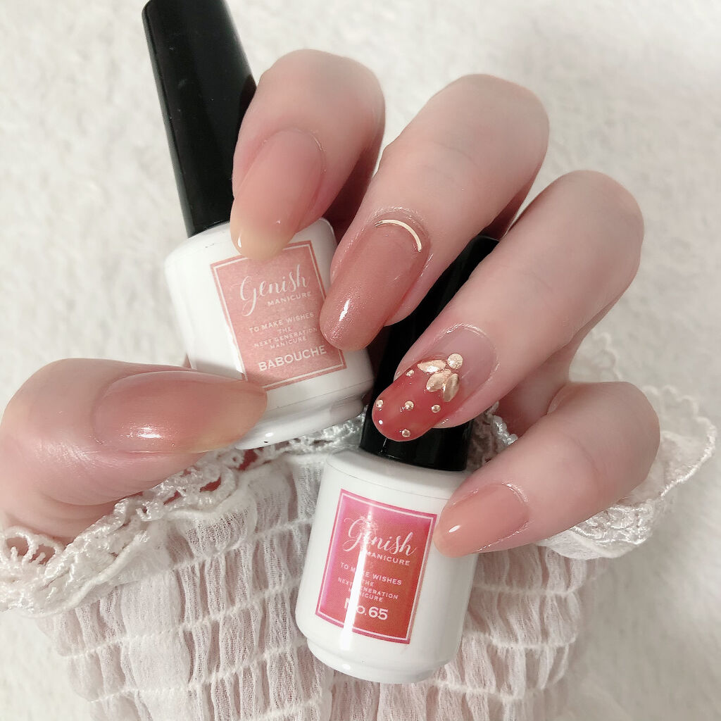 ジーニッシュ 65 ROSE HAZE ローズヘイズ/ジーニッシュマニキュア/マニキュアを使ったクチコミ（1枚目）