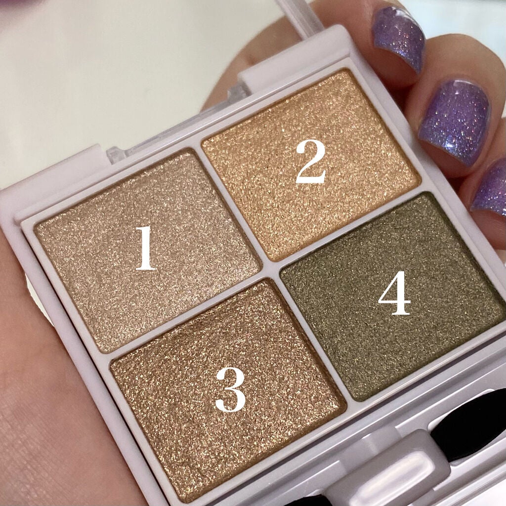 シルキースフレアイズ/キャンメイク/アイシャドウパレットを使ったクチコミ(2枚目)