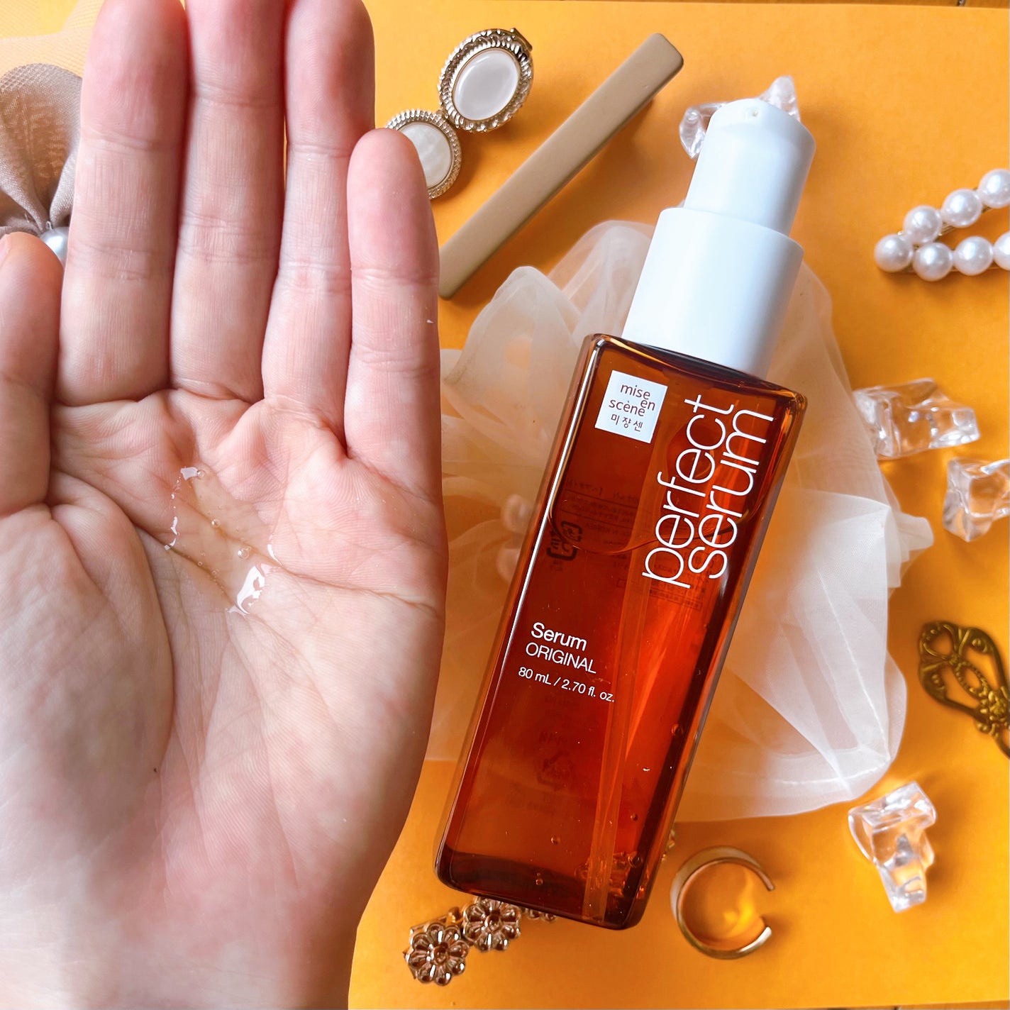 パーフェクトセラム オリジナルセラム/miseenscene/アウトバストリートメントを使ったクチコミ(2枚目)