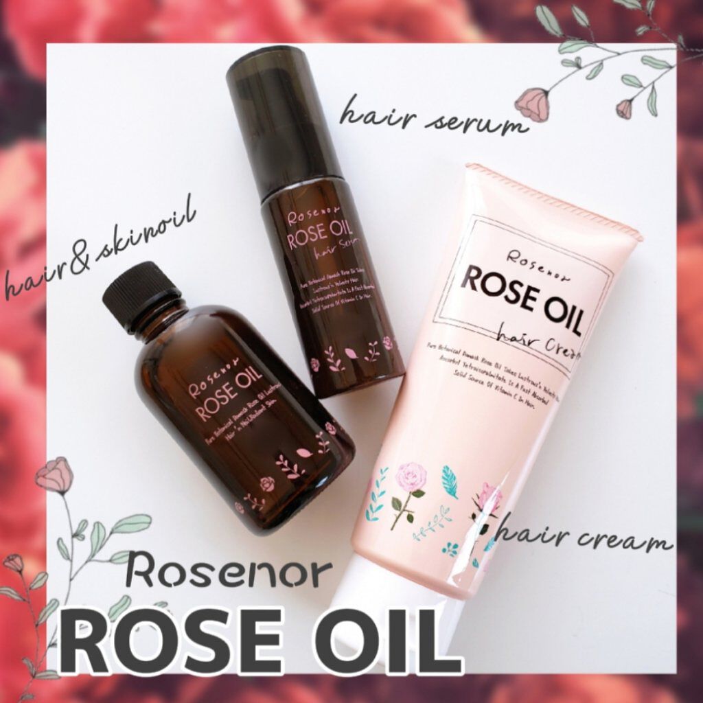 ロゼノア ローズオイル/黒ばら本舗/ヘアオイルを使ったクチコミ(1枚目)