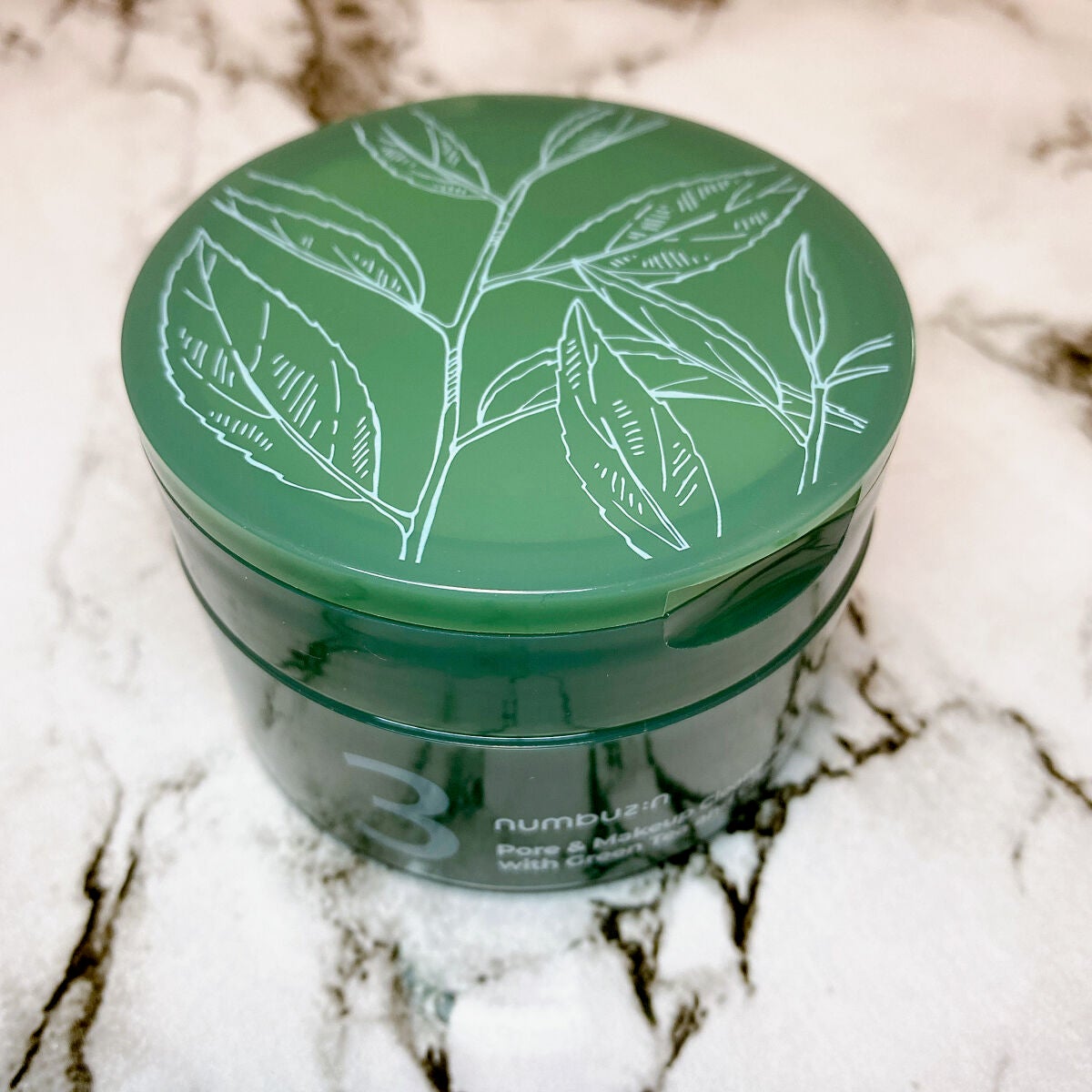 3番 緑茶炭毛穴パッククレンジングバーム/numbuzin/クレンジングバームを使ったクチコミ(2枚目)