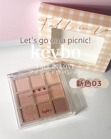 KEYBO FALL IN LOVE SHADOW PALETTE/keybo/アイシャドウパレットを使ったクチコミ(1枚目)