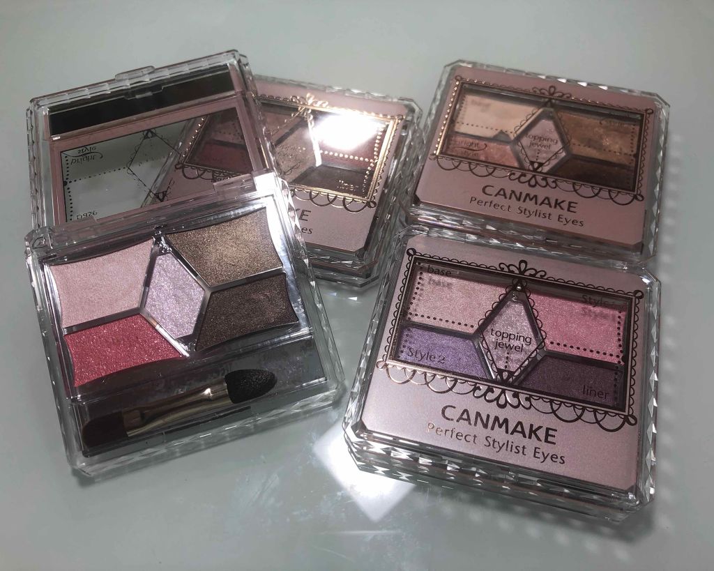 【旧品】パーフェクトスタイリストアイズ/キャンメイク/アイシャドウパレットを使ったクチコミ(1枚目)