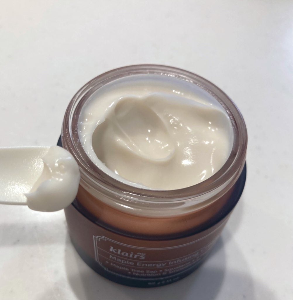 メープルエナジーインフュージングクリーム/Klairs/フェイスクリームを使ったクチコミ(2枚目)