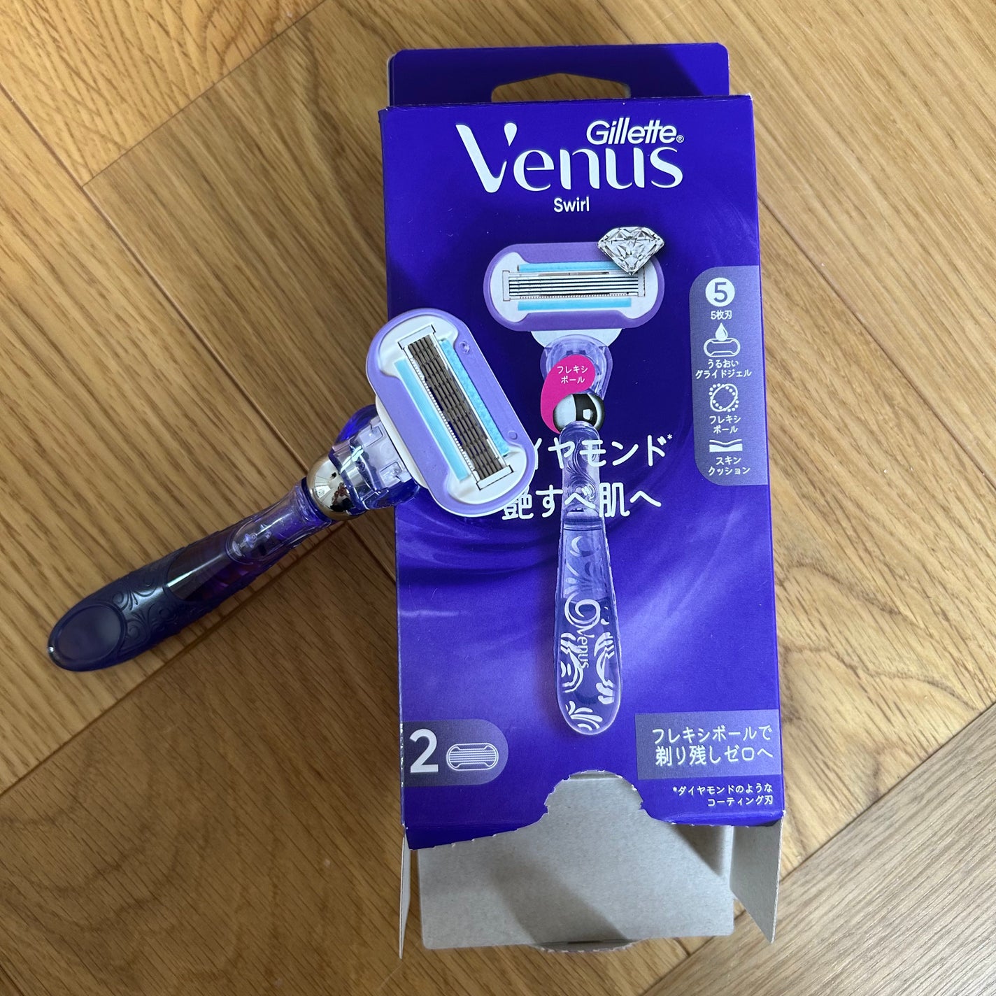 スワール 艶すべ肌/Gillette Venus/シェーバーを使ったクチコミ(1枚目)