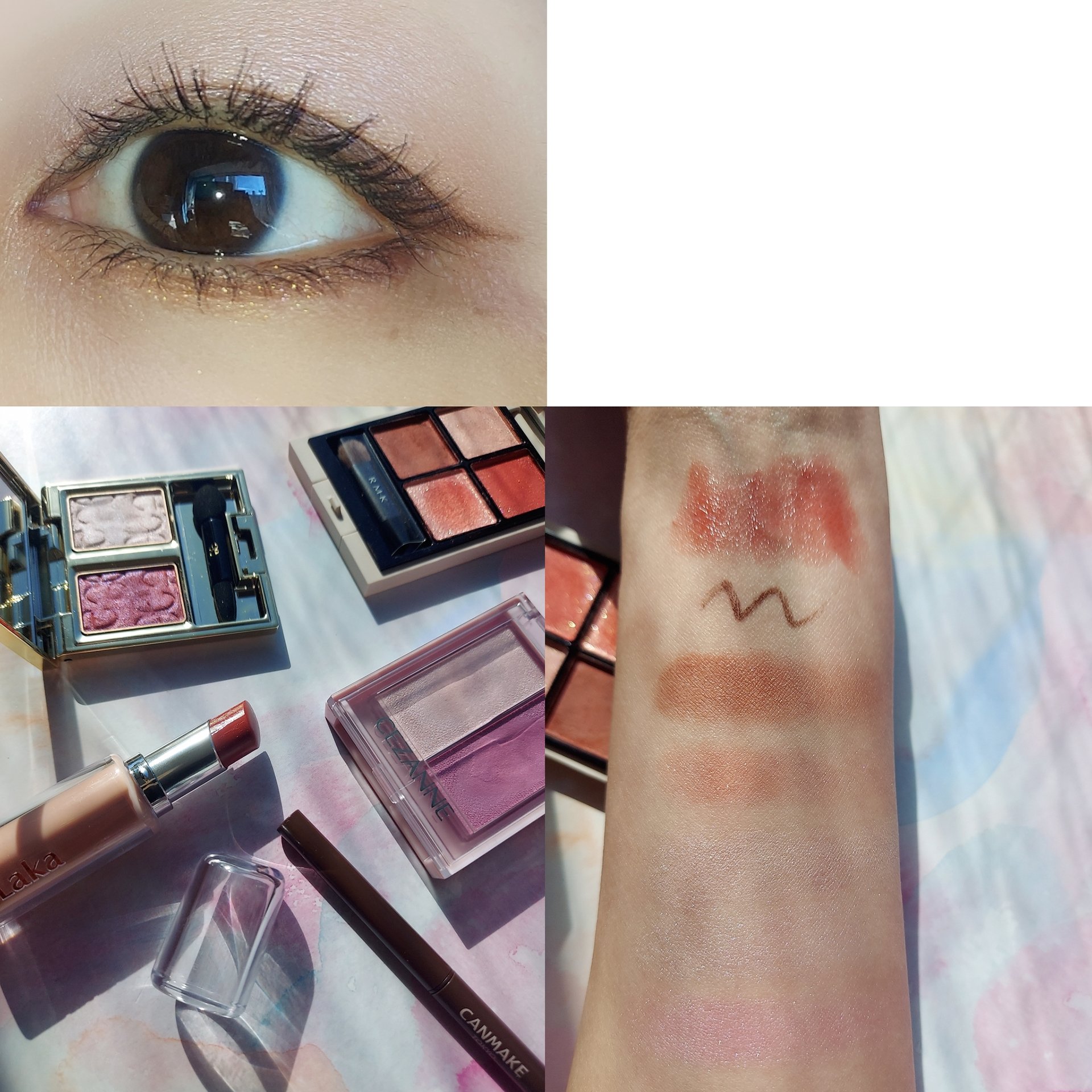 クリーミータッチライナー/キャンメイク/ジェルアイライナーを使ったクチコミ（3枚目）