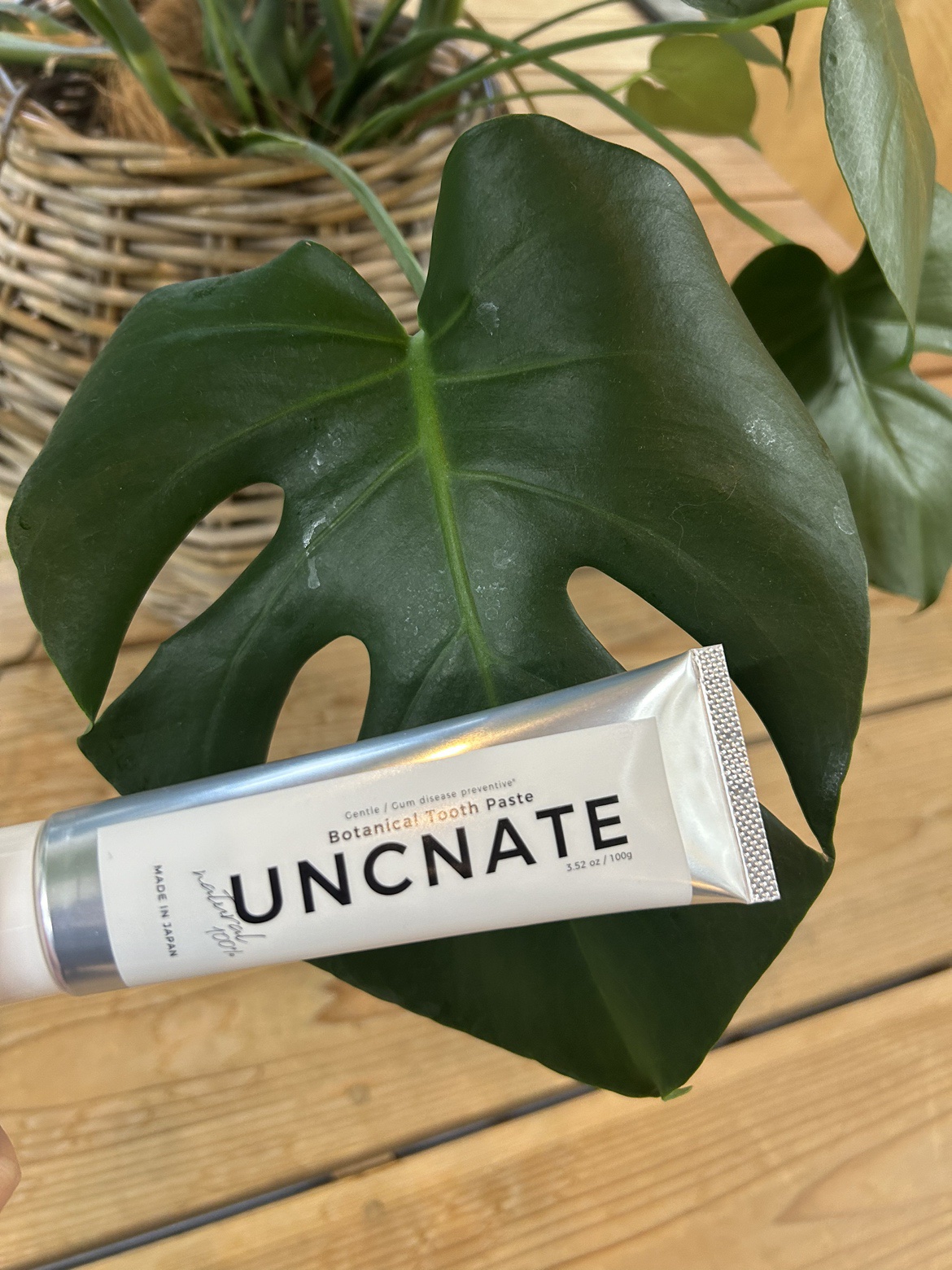 薬用ボタニカルトゥースペースト/UNCNATE/歯磨き粉を使ったクチコミ（1枚目）