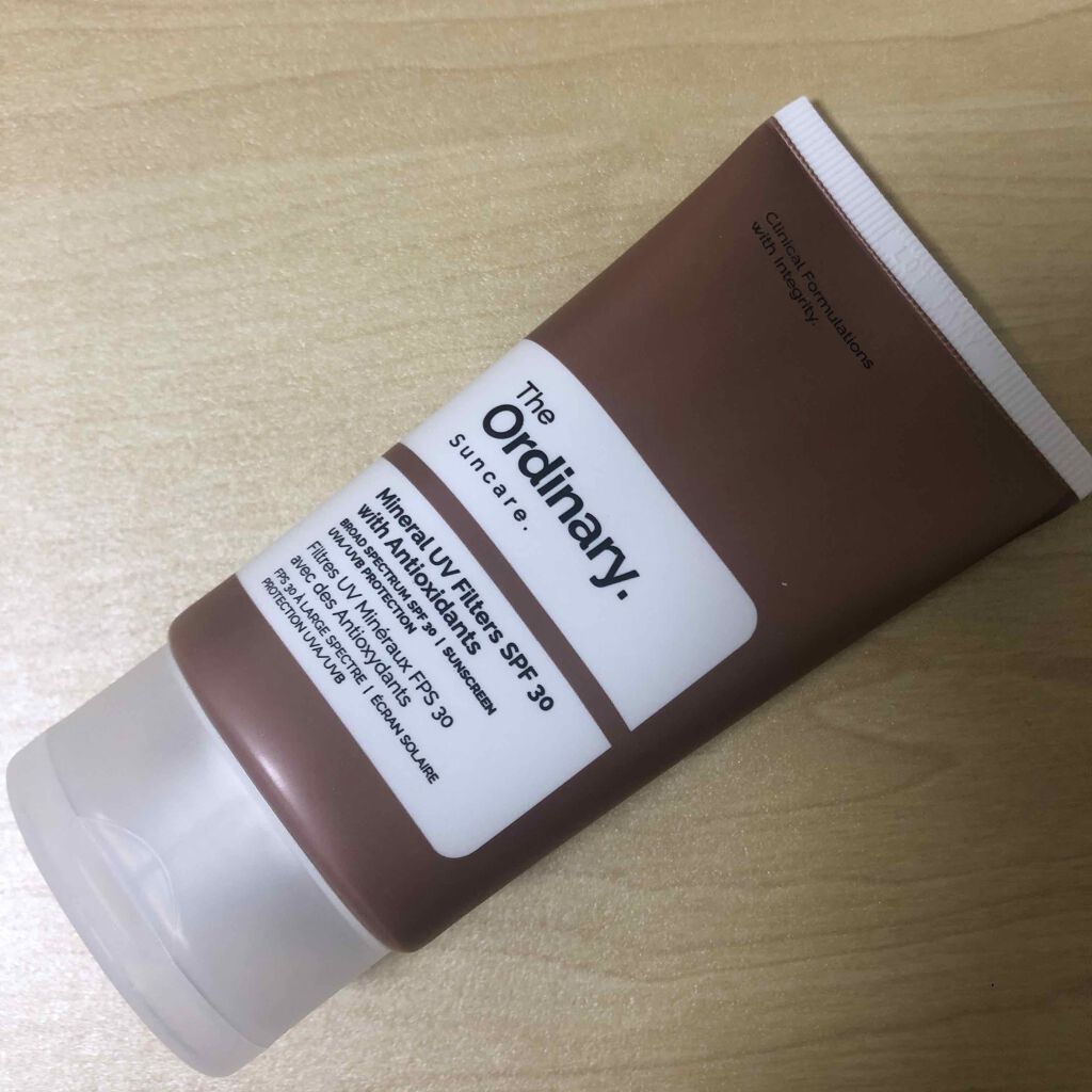 Mineral UV filters SPF30 with Antioxidants/The Ordinary/日焼け止め・UVケアを使ったクチコミ（1枚目）