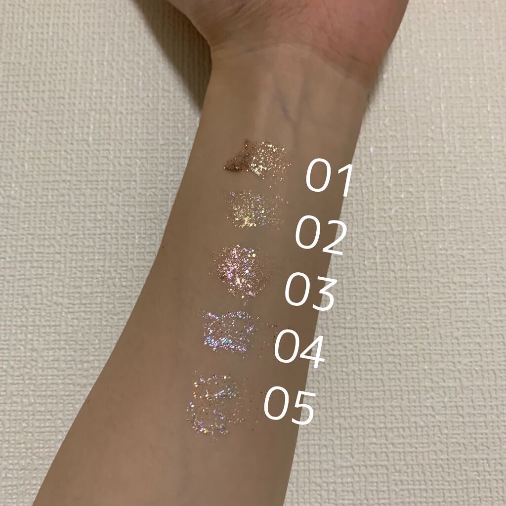 グリッターイルミネーションライナー/CipiCipi/リキッドアイライナーを使ったクチコミ(3枚目)