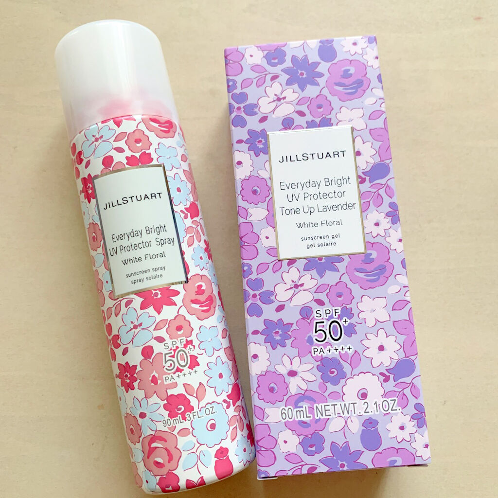 エブリデイブライト UVプロテクター スプレー ホワイトフローラル/JILL STUART/日焼け止めミスト・スプレーを使ったクチコミ（2枚目）