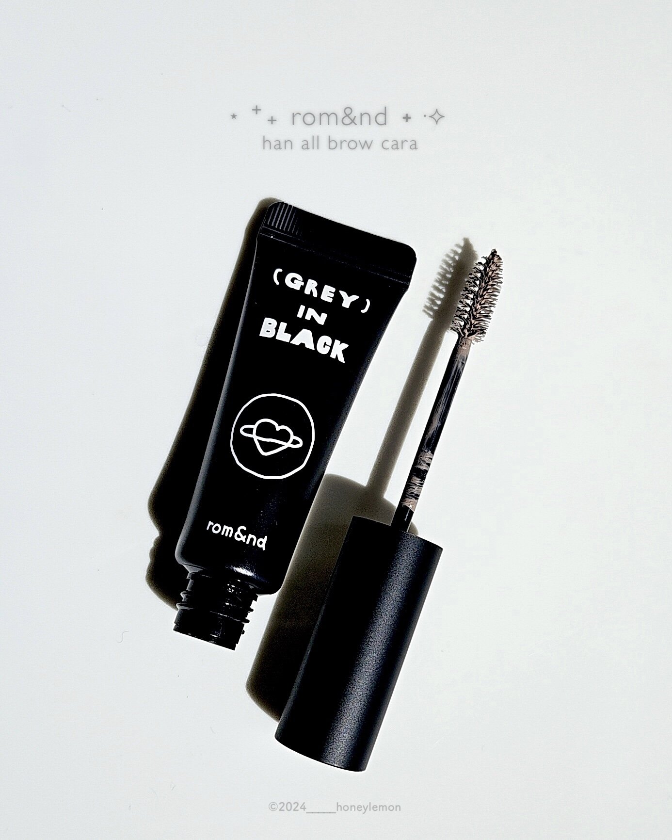 ハンオールブロウカラ 08 ムーングレー（INAPSQUAREコラボ）/rom&nd/眉マスカラを使ったクチコミ（1枚目）
