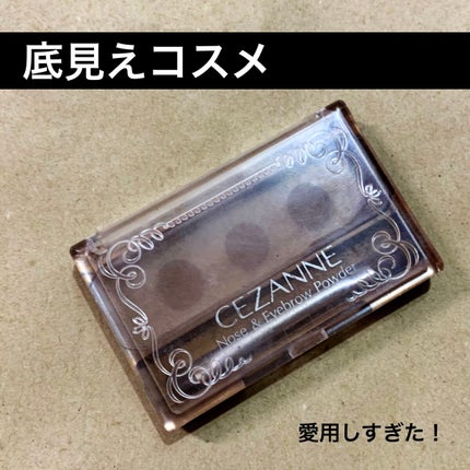 ノーズ&アイブロウパウダー/CEZANNE/パウダーアイブロウを使ったクチコミ(1枚目)