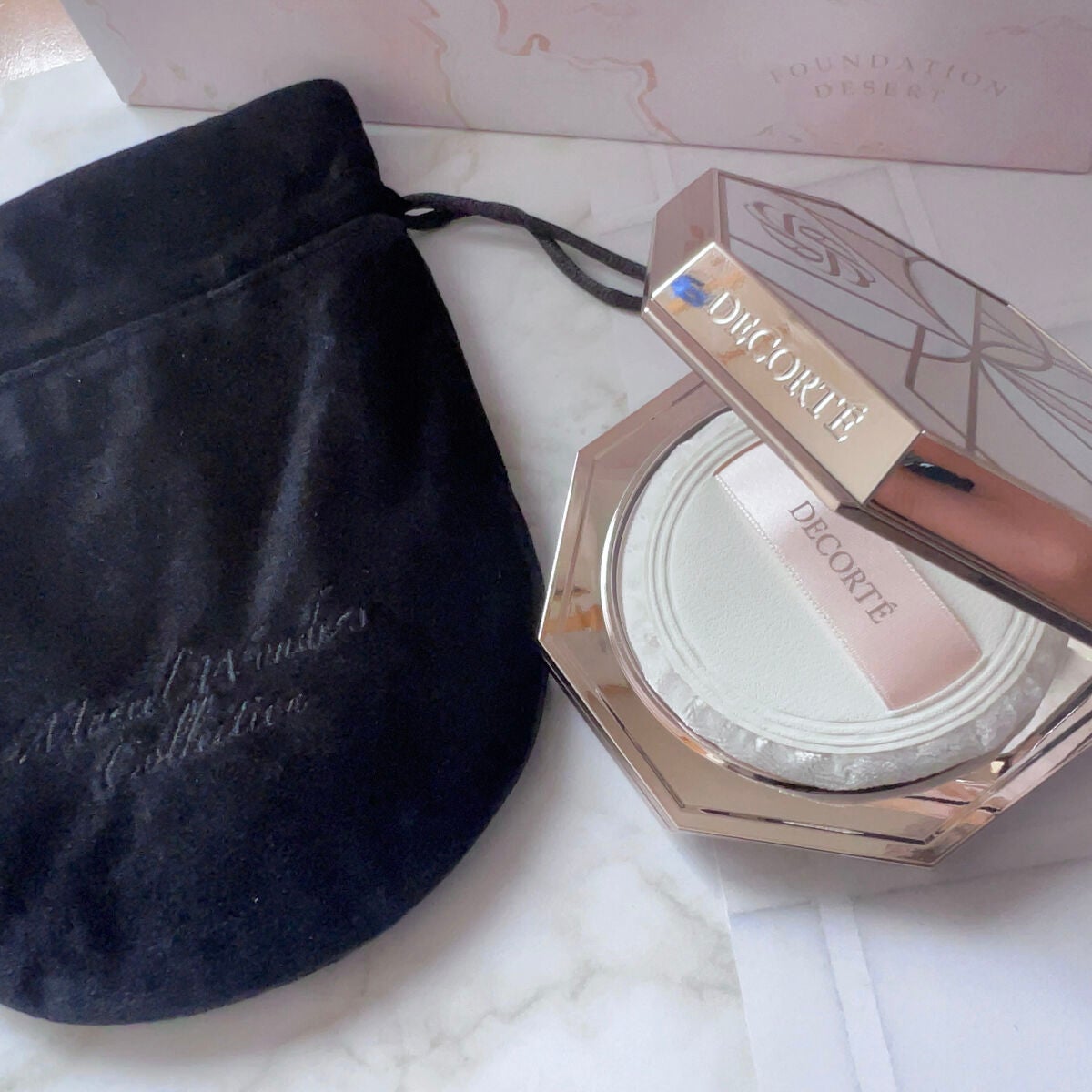 マルセル ワンダース コレクション コスメデコルテ フェイスパウダー XII/DECORTÉ/プレストパウダーを使ったクチコミ(3枚目)