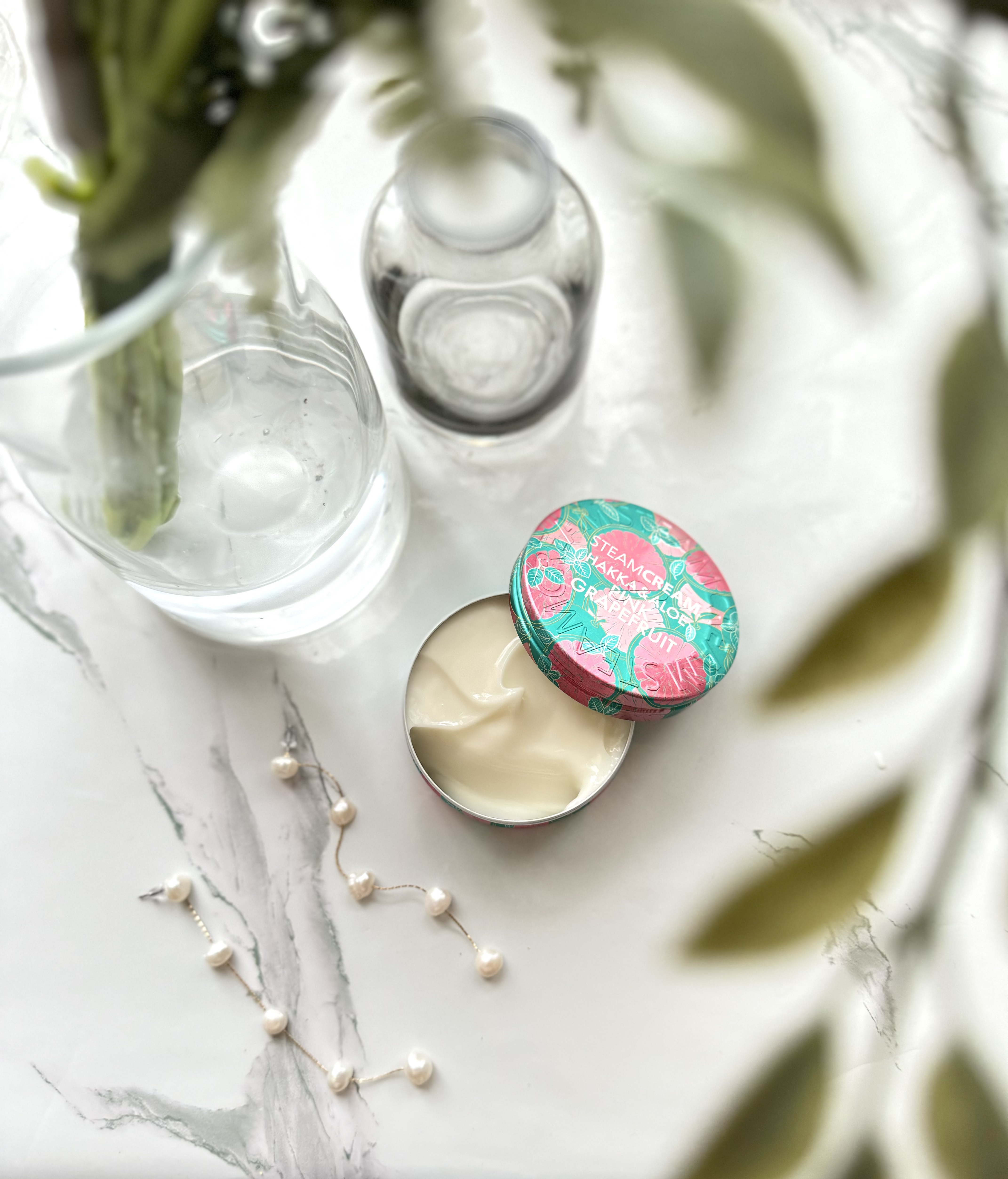 スチームクリーム ハッカ＆アロエ ピンクグレープフルーツ/STEAMCREAM/フェイスクリームを使ったクチコミ（1枚目）