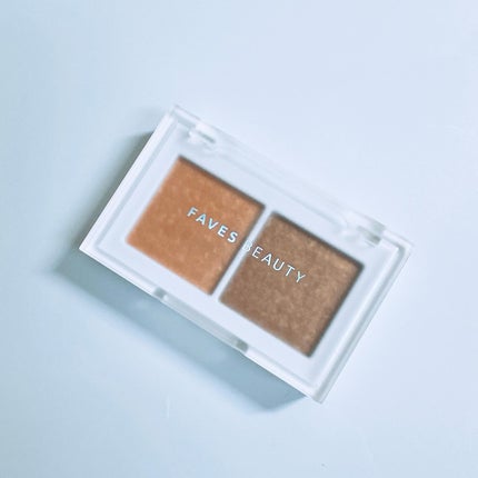 マイカラー デュオシャドウ/FAVES BEAUTY/アイシャドウパレットを使ったクチコミ(5枚目)