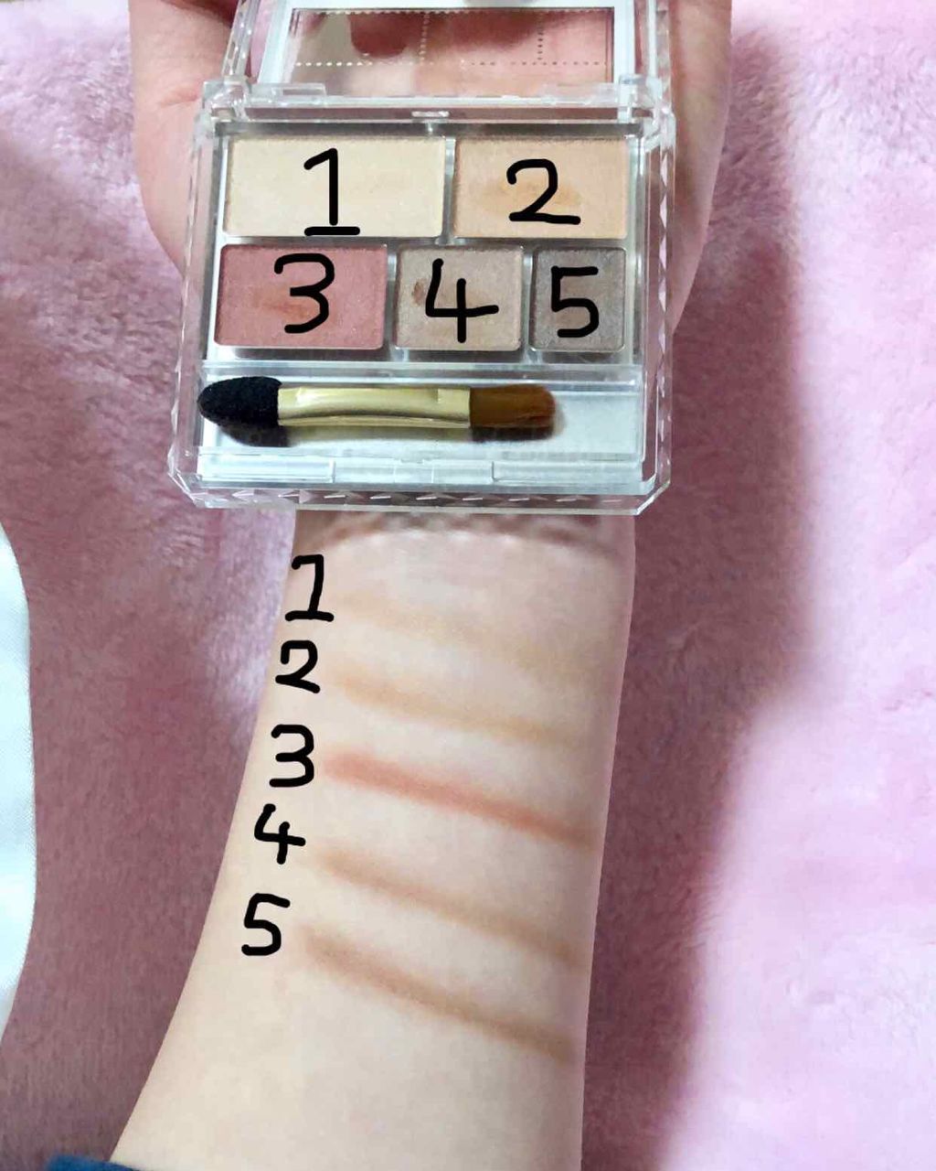 パーフェクトマルチアイズ/キャンメイク/アイシャドウパレットを使ったクチコミ(2枚目)