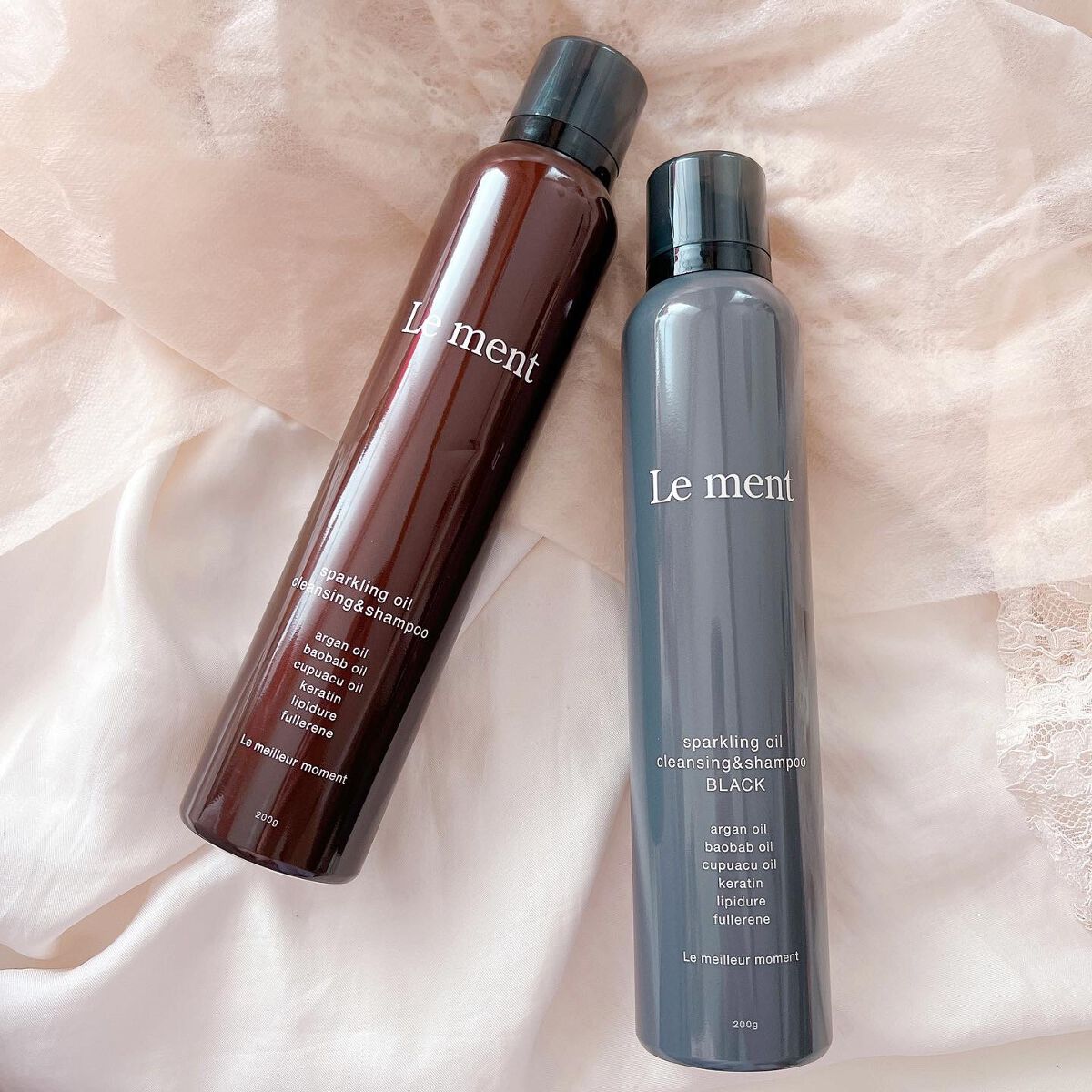 スパークリングオイル クレンジング＆シャンプー ブラック /Le ment/市販シャンプーを使ったクチコミ（1枚目）