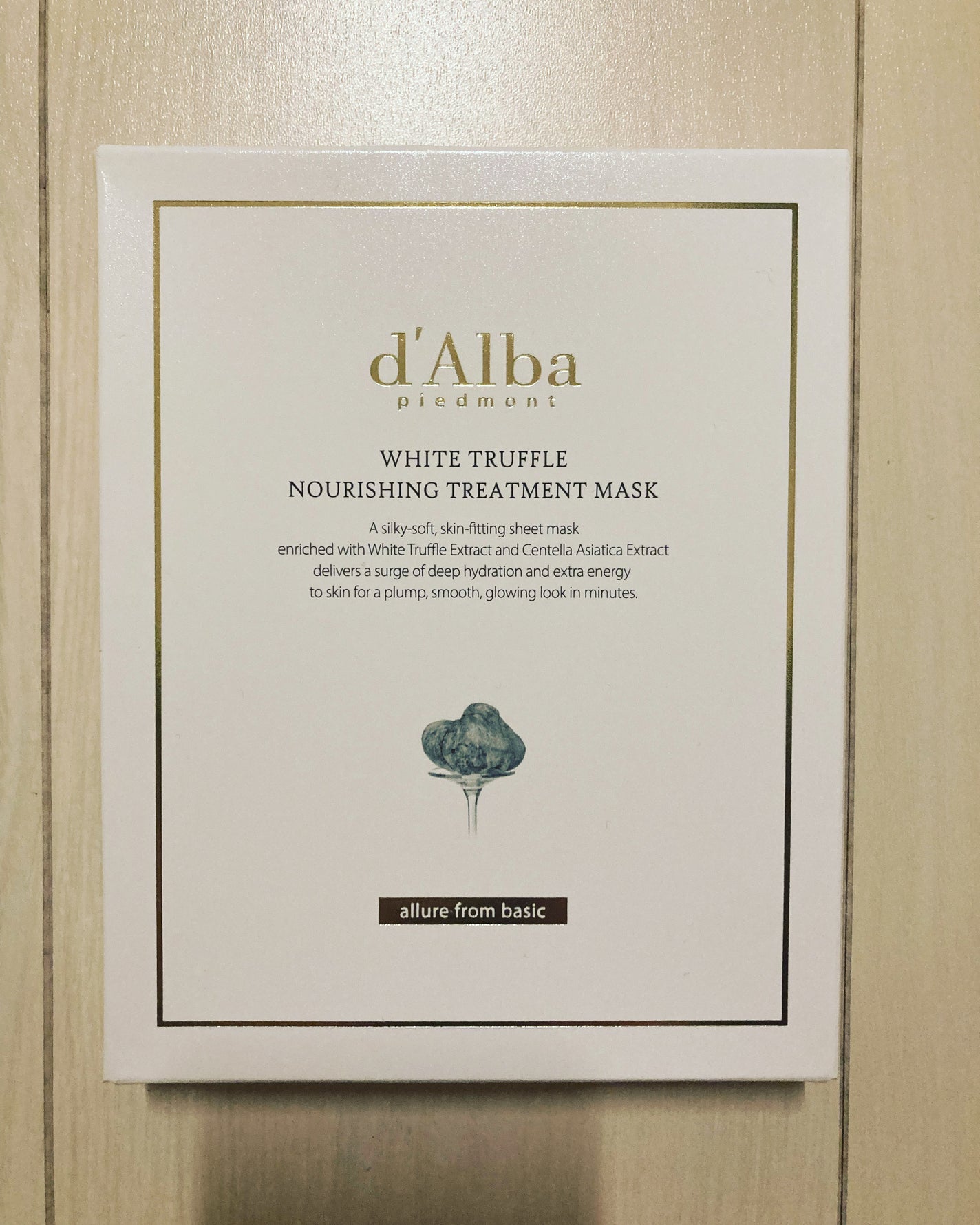 ホワイトトリュフナリシングトリートメントマスク/ダルバ/シートマスク・パックを使ったクチコミ(1枚目)