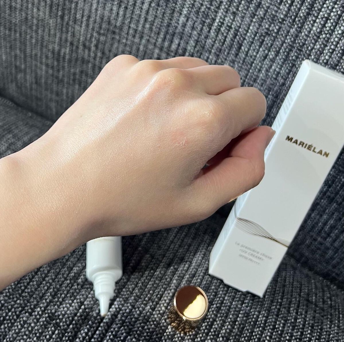 UVクリーム La premiere chose/MARIÉLAN/日焼け止めクリームを使ったクチコミ(4枚目)