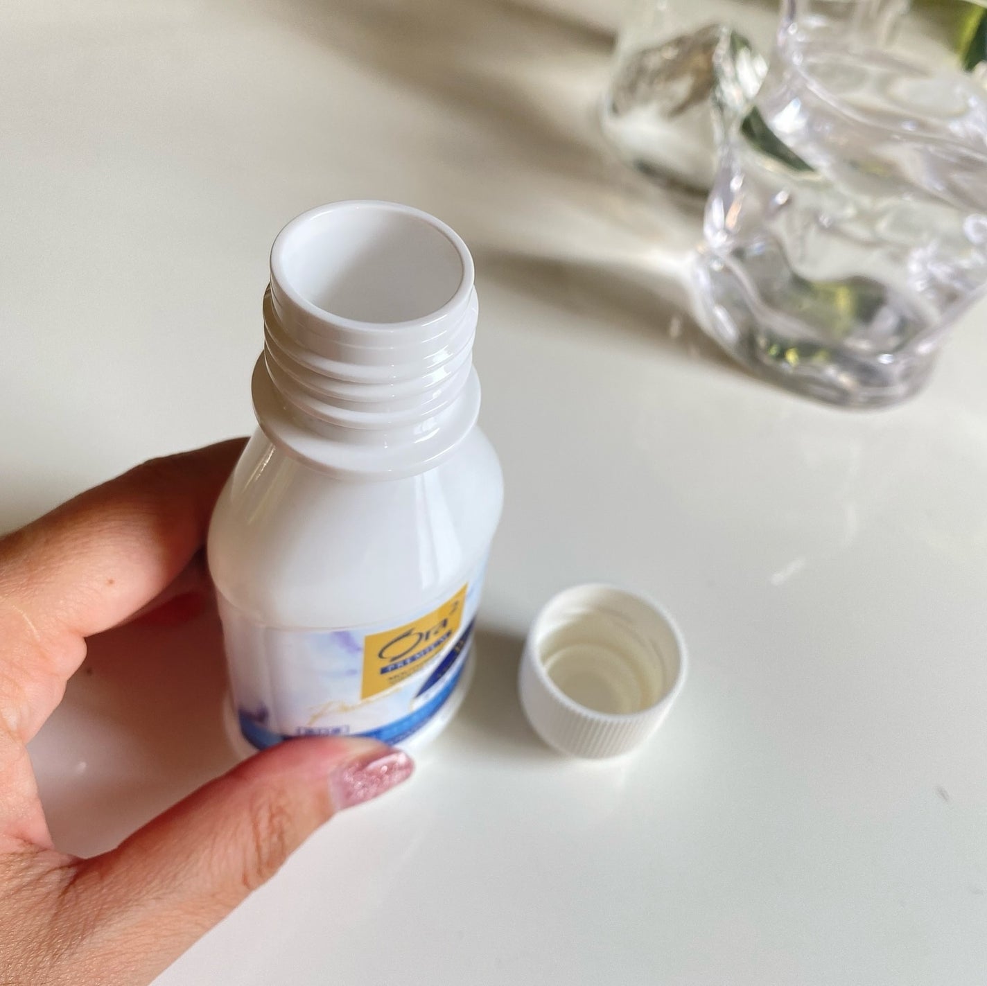 オーラツープレミアム マウスウォッシュ ダブルクレンジング リフレッシュクリアミント/オーラツー/マウスウォッシュ・スプレーを使ったクチコミ(3枚目)