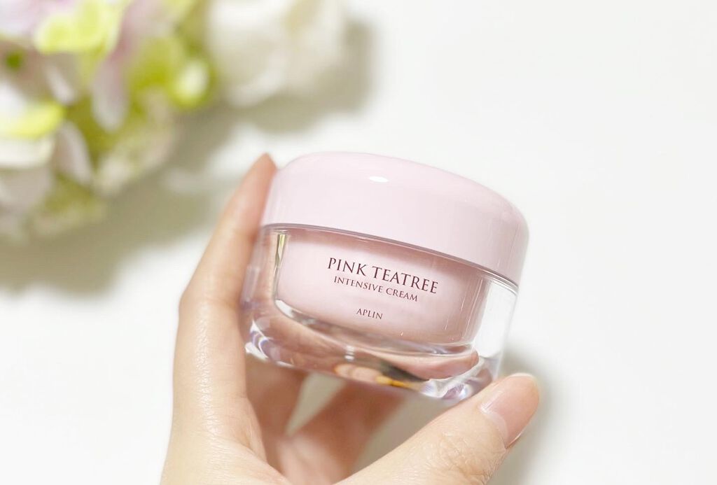 ピンクティーツリークリーム/APLIN/フェイスクリームを使ったクチコミ(4枚目)